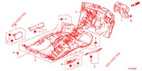 ALFOMBRA DE PISO/AISLADOR  para Honda CIVIC DIESEL 1.6 EXECUTIVE 5 Puertas 6 velocidades manual 2014