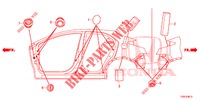 ANILLO (LATERAL) para Honda CIVIC DIESEL 1.6 EXECUTIVE 5 Puertas 6 velocidades manual 2014