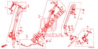 ASIENTO DELANTERO/CINTURONES DE SEGURIDAD  para Honda CIVIC DIESEL 1.6 EXECUTIVE 5 Puertas 6 velocidades manual 2014