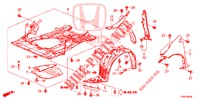 GUARDABARROS DELANTERO  para Honda CIVIC DIESEL 1.6 LIFSTYLE 5 Puertas 6 velocidades manual 2014