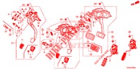 PEDAL (LH) para Honda CIVIC 1.8 COMFORT 5 Puertas 5 velocidades automática 2014