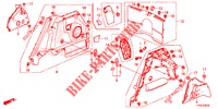 RECUBR. LADO PORTAEQU.  para Honda CIVIC 1.8 COMFORT 5 Puertas 5 velocidades automática 2014