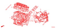 CONJ. DE MOTOR/ENS. DE TRANSMISION (1.4L) para Honda CIVIC 1.4 ELEGANCE 5 Puertas 6 velocidades manual 2015