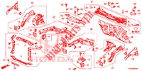 CONTENCION DELANTERA/TABLERO  para Honda CIVIC 1.4 ELEGANCE 5 Puertas 6 velocidades manual 2015