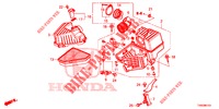 LIMPIADOR DE AIRE (1.4L) para Honda CIVIC 1.4 ELEGANCE 5 Puertas 6 velocidades manual 2015