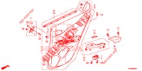 RECUBRIMIENTO DE PUERTA(4D)  para Honda CIVIC 1.4 ELEGANCE 5 Puertas 6 velocidades manual 2015