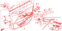 RECUBRIMIENTO DE PUERTA (LH) para Honda CIVIC 1.4 ELEGANCE 5 Puertas 6 velocidades manual 2015