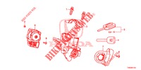 COMPONENTES CILINDRO LLAVE  para Honda CIVIC 1.4 S 5 Puertas 6 velocidades manual 2015