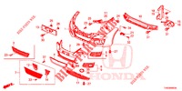 PARAGOLPES DELANTERO  para Honda CIVIC 1.4 S 5 Puertas 6 velocidades manual 2015