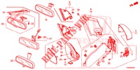 RETROVISOR/VISERA  para Honda CIVIC 1.4 S 5 Puertas 6 velocidades manual 2015