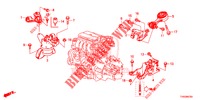 SOPORTES DE MOTOR (1.4L) para Honda CIVIC 1.4 S 5 Puertas 6 velocidades manual 2015