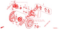 TAMBOR DE FRENO TRASERO  para Honda CIVIC 1.4 S 5 Puertas 6 velocidades manual 2015