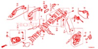 CERRADURAS DE PUERTA DEL./MANIJA EXTERIOR  para Honda CIVIC DIESEL 1.6 EXECUTIVE EURO 6 5 Puertas 6 velocidades manual 2015