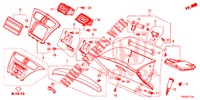 GUARNICION DE INSTRUMENTO (COTE DE PASSAGER) (LH) para Honda CIVIC DIESEL 1.6 EXECUTIVE EURO 6 5 Puertas 6 velocidades manual 2015