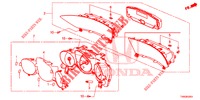 VELOCIMETRO  para Honda CIVIC DIESEL 1.6 EXECUTIVE EURO 6 5 Puertas 6 velocidades manual 2015