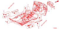ALFOMBRA DE PISO/AISLADOR  para Honda CIVIC 1.8 COMFORT 5 Puertas 6 velocidades manual 2015
