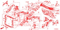 CONTENCION DELANTERA/TABLERO  para Honda CIVIC 1.8 COMFORT 5 Puertas 6 velocidades manual 2015