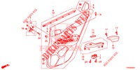 RECUBRIMIENTO DE PUERTA(4D)  para Honda CIVIC 1.8 COMFORT 5 Puertas 6 velocidades manual 2015