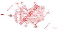 ANILLO (INFERIEUR) para Honda CIVIC 1.8 EXCLUSIVE NAVI 5 Puertas 6 velocidades manual 2015