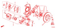 FRENO DELANTERO  para Honda CIVIC 1.8 EXCLUSIVE NAVI 5 Puertas 6 velocidades manual 2015