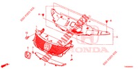 PARRILLA DELANTERA/MOLDURA  para Honda CIVIC 1.8 LIFESTYLE 5 Puertas 5 velocidades automática 2015