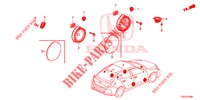 ANTENA/ALTAVOZ  para Honda CIVIC  1.0 MID BLACK EDITION 5 Puertas 6 velocidades manual 2018