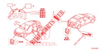 EMBLEMAS/ETIQUETAS DE PRECAUCION  para Honda CIVIC 1.5 SPORT NAVI 5 Puertas 6 velocidades manual 2018