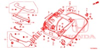 PANEL DE PUERTA TRASERA(2D)  para Honda CIVIC 1.5 SPORT NAVI 5 Puertas 6 velocidades manual 2018