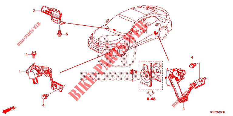 CONTROL DE NIVELACION AUTOMATICA  para Honda CIVIC 1.5 SPORT NAVI 5 Puertas 6 velocidades manual 2018