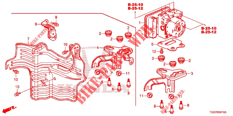MODULADOR VSA (LH) para Honda CIVIC 1.5 SPORT NAVI 5 Puertas 6 velocidades manual 2018