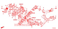VALVULA DE EGR (DIESEL) (2.2L) para Honda CIVIC DIESEL 2.2 EXCLUSIVE 5 Puertas 6 velocidades manual 2013