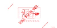 CILINDRO DE CHAVETA (INTELLIGENT) para Honda CIVIC DIESEL 1.6 TOP 5 Puertas 6 velocidades manual 2018