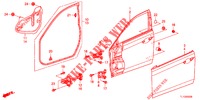 PANELES DE PUERTA DEL.(2D)  para Honda ACCORD DIESEL 2.2 S 4 Puertas 6 velocidades manual 2013