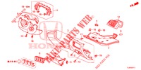 GUARNICION DE INSTRUMENTO (COTE DE CONDUCTEUR) (RH) para Honda ACCORD TOURER 2.0 S 5 Puertas 6 velocidades manual 2015