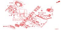 GUARNICION DE INSTRUMENTO (COTE DE CONDUCTEUR) (RH) para Honda ACCORD TOURER DIESEL 2.2 S 5 Puertas 5 velocidades automática 2015