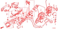 CERRADURAS DE PUERTA DEL./MANIJA EXTERIOR  para Honda ACCORD TOURER DIESEL 2.2 SH 5 Puertas 6 velocidades manual 2015