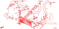 ENFRIADOR INTERMEDIO (2) para Honda ACCORD TOURER DIESEL 2.2 SH 5 Puertas 6 velocidades manual 2015