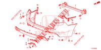 PARAGOLPES TRASERO  para Honda ACCORD TOURER DIESEL 2.2 SH 5 Puertas 6 velocidades manual 2015