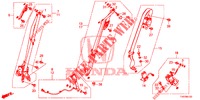 ASIENTO DELANTERO/CINTURONES DE SEGURIDAD  para Honda CIVIC DIESEL 1.6 S 5 Puertas 6 velocidades manual 2013