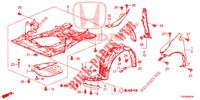 GUARDABARROS DELANTERO  para Honda CIVIC DIESEL 1.6 S 5 Puertas 6 velocidades manual 2013
