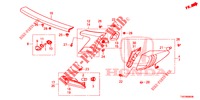 LUZ TRASERA/LUZ DE LICENCIA (PGM FI)  para Honda CIVIC DIESEL 1.6 S 5 Puertas 6 velocidades manual 2013