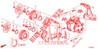 ACONDICIONADOR DE AIRE (COMPRESSEUR) (1.8L) para Honda CIVIC 1.8 ES 5 Puertas 5 velocidades automática 2015