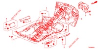 ALFOMBRA DE PISO/AISLADOR  para Honda CIVIC 1.8 EX 5 Puertas 5 velocidades automática 2015