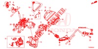 PALANCA SELECTORA (RH) para Honda CIVIC 1.8 EX 5 Puertas 5 velocidades automática 2015