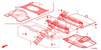 CAJA DE PISO TRASERO  para Honda CIVIC 1.8 ES 5 Puertas 6 velocidades manual 2014