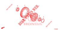 ENGRANAJE DIFERENCIAL  para Honda CIVIC 1.8 ES 5 Puertas 6 velocidades manual 2014