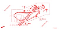 FARO DELANTERO  para Honda CIVIC 1.8 ES 5 Puertas 6 velocidades manual 2014