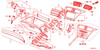 GUARNICION DE INSTRUMENTO (COTE DE PASSAGER) (RH) para Honda CIVIC 1.8 ES 5 Puertas 6 velocidades manual 2014
