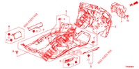 ALFOMBRA DE PISO/AISLADOR  para Honda CIVIC 1.4 S 5 Puertas 6 velocidades manual 2015