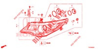 FARO DELANTERO  para Honda CIVIC 1.4 S 5 Puertas 6 velocidades manual 2015